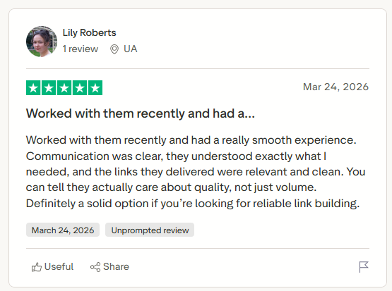 Trustpilot Review